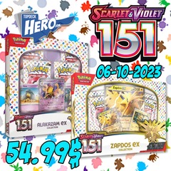 151 - Scarlet & Violet - Alakazam + Zapdos Combo